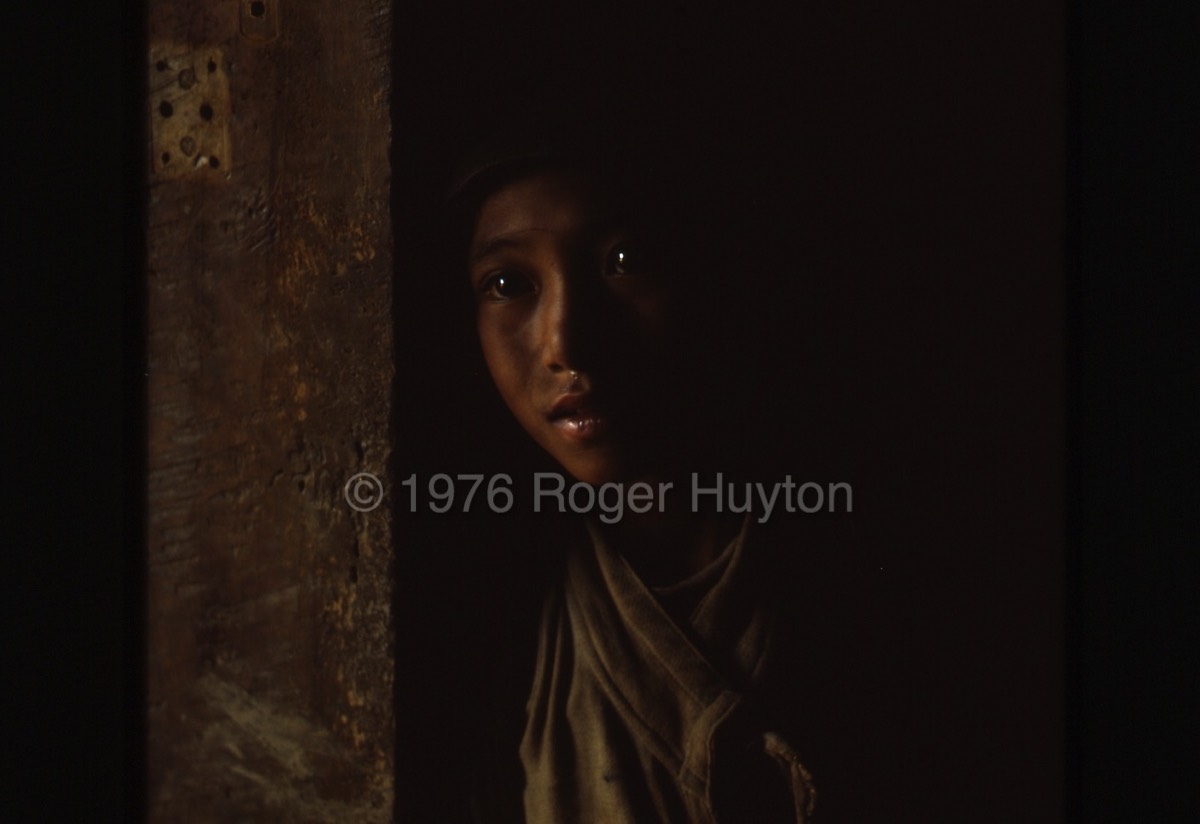 Nepali boy in tea house